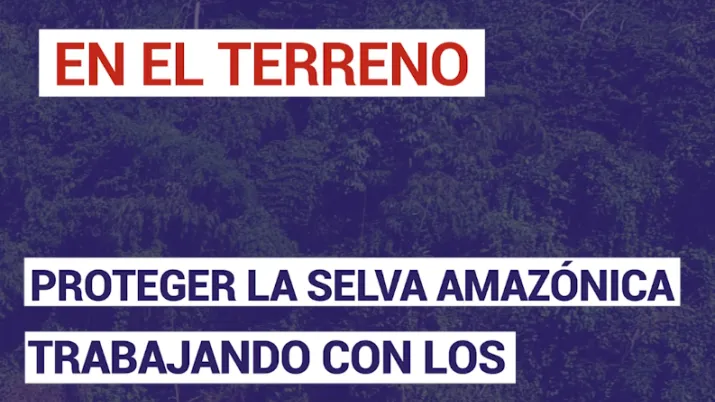 Proteger la selva amazónica  trabajando con  los pueblos indígenas