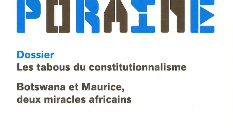 Les tabous du constitutionnalisme en Afrique « francophone »